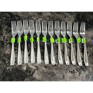 Hampton Forge Finesse Dinner Fork Stainless Steel Mirror Finished 12 Piece